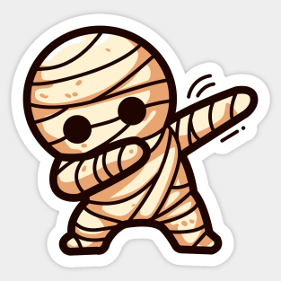 Dabbing Mummy Sticker